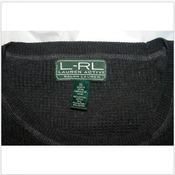 L-RL Ralph Lauren Active Long Sleeve Crew Neck - Picture 5 of 6